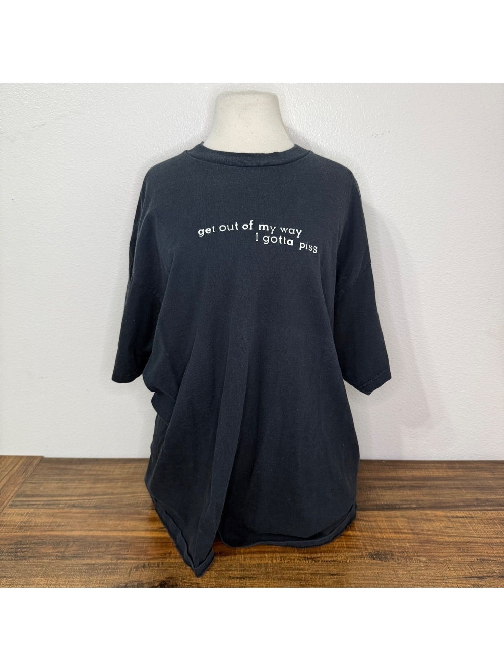 Delta Pro Weight Gag Black Graphic T-Shirt Size XL